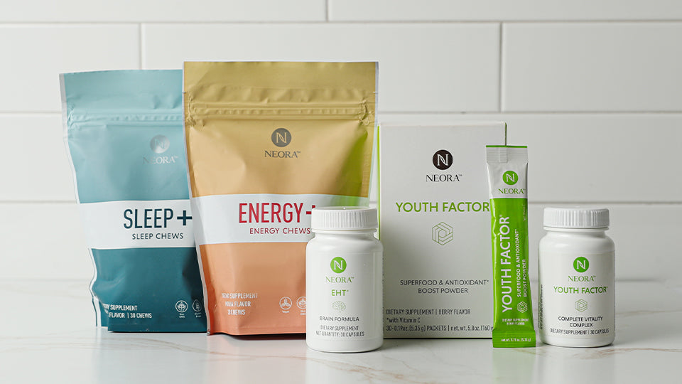 Top-selling Neora products from paid social marketing strategies