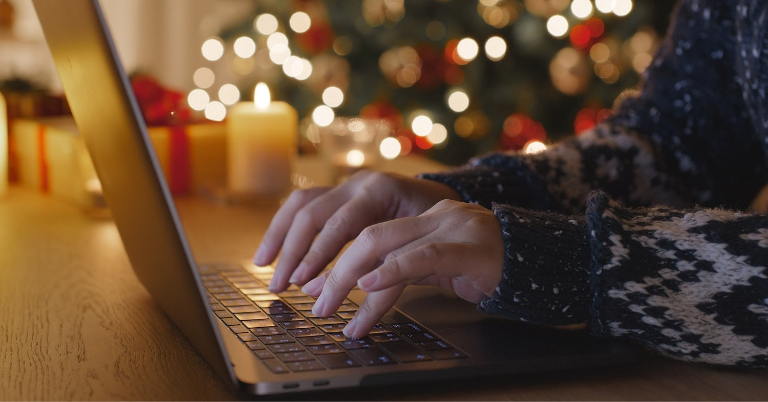 eCommerce marketer writing email subject lines for holiday campaigns