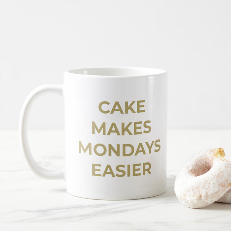 Cake Makes Monday Easier Coffee Mug - Cake Commerce